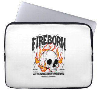 Fireborn Skull Urban Streetwear Laptop Fodral