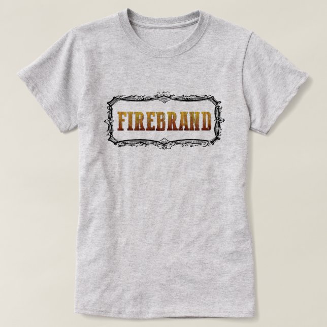 Firebrandlogotyp T Shirt (Design framsida)
