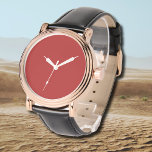 Firebrick Solid Färg | Klassisk | ELEGANT Armbandsur<br><div class="desc">Firebrick Solid Färg | Klassisk | ELEGANT | TRENDIG | SNYGGT | Gått</div>