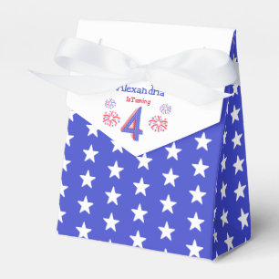 Firecracker 4e födelsedagen presentaskar