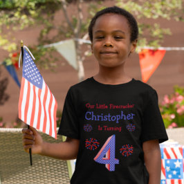 Firecracker 4e födelsedagen T-Shirt