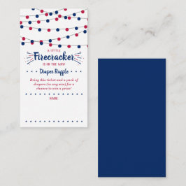 Firecracker På Vägen! 4:e Juli Babyfirande Tilläggskort