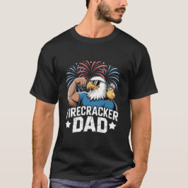 Firecracker Pappa 4:e juli-matchningsfamiljen T Shirt