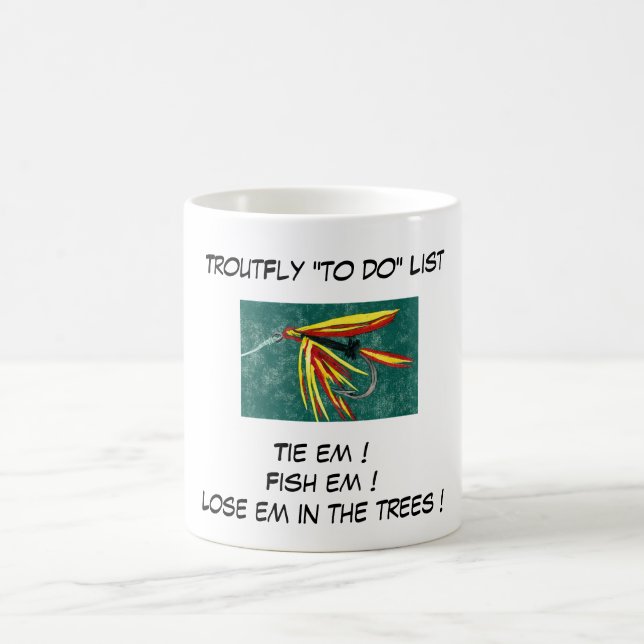 "Firecracker - Trout Fly "To Do List" Mugg (Center)