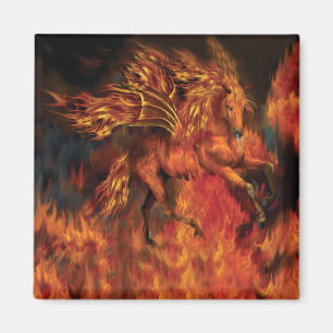FireDancer konstmagnet Magnet