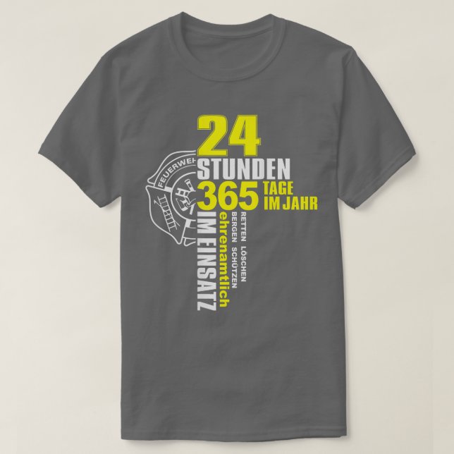 Firefighter Akut Call 112 Akut Service D T Shirt (Design framsida)