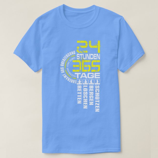 Firefighter Akut Call 112 Akut Service D T Shirt (Design framsida)