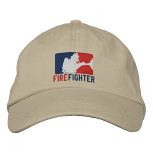 Firefighter Anpassningsbar Embroidery Broderad Keps