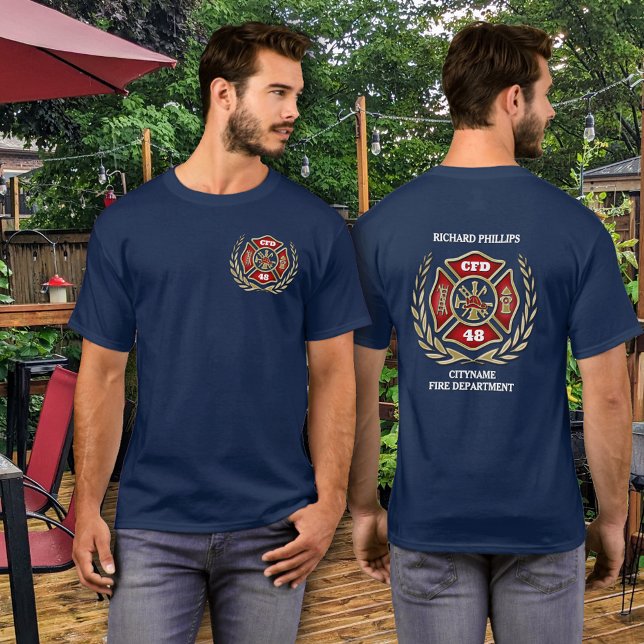 Firefighter Anpassningsbar Malta Kor Personlig T Shirt (Skapare uppladdad)
