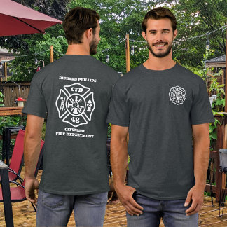 Firefighter Anpassningsbar Malta Kor Personlig T Shirt