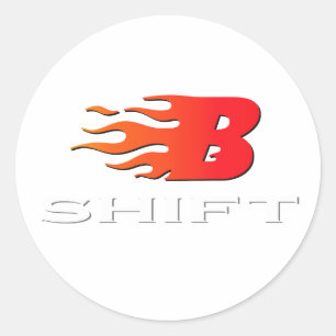 Firefighter B Shift Runt Klistermärke