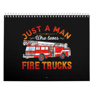 Firefighter Bara en man som Kärlek avfyrar Last Kalender