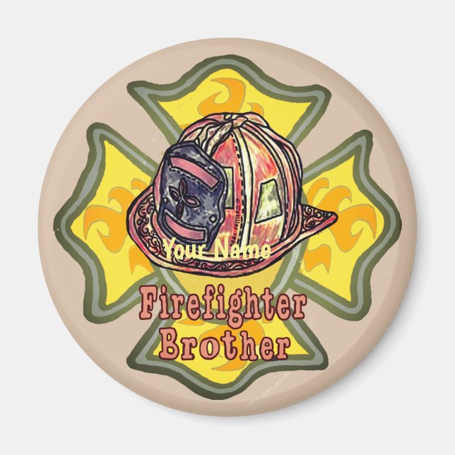 Firefighter-bror Magnet (Framsidan)
