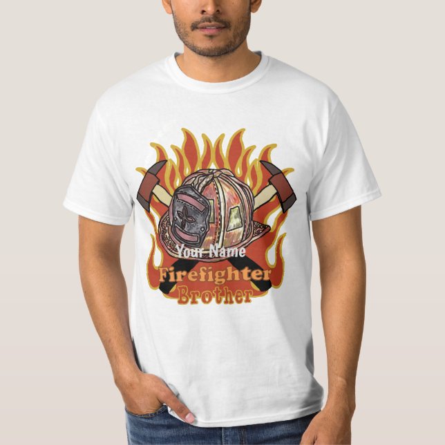 FireFighter Brother T Shirt (Framsida)