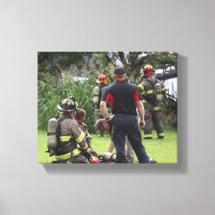 Firefighter Canvastryck