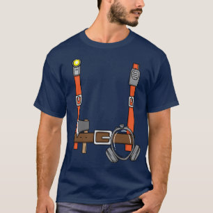 Firefighter Costume Funny Halloween Boys Fireman T Shirt