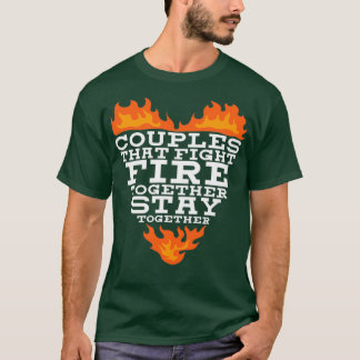 Firefighter Couple T Shirt