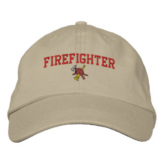 Firefighter Embroized Hat Broderad Keps