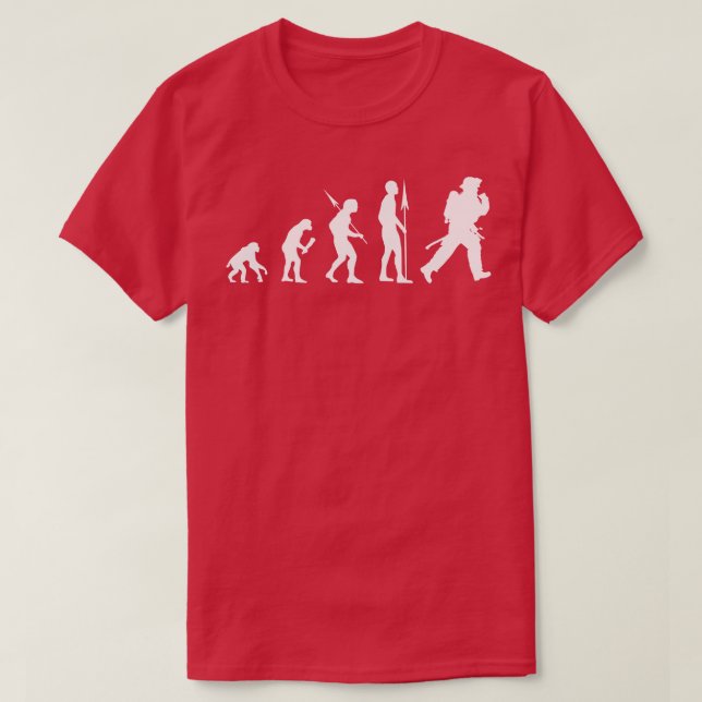 Firefighter Evolution T Shirt (Design framsida)