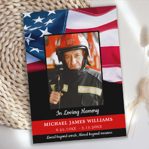 Firefighter Firande of Life Fireman Memorial Inbjudningar