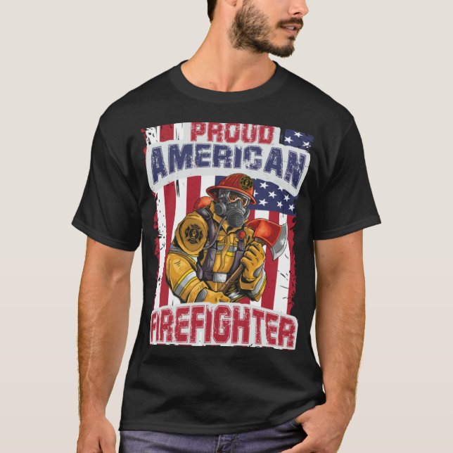firefighter & firetruck  for firefighters  7 t shirt (Framsida)
