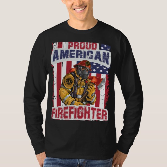 firefighter & firetruck  for firefighters  7 t shirt (Framsida)