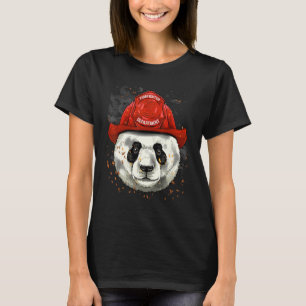 Firefighter Giant Panda Fire Department Fireman Be T Shirt