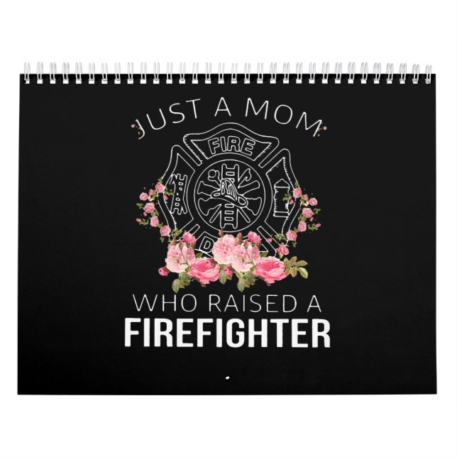 Firefighter Gift | Bara en mamma Firefighter Kalender (Omslag)