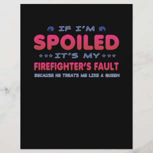Firefighter Gift Det är min brandsläckares felRo Reklamblad