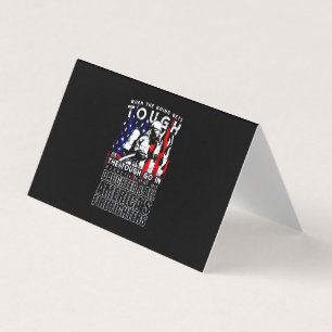 Firefighter Gift   Dotter American Firefighter Visitkort