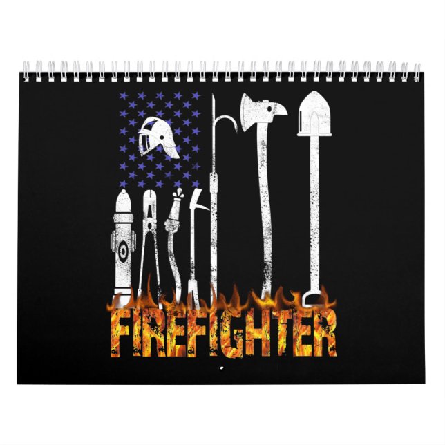 Firefighter Gift | Firefighter Älskare Gift Kalender (Omslag)