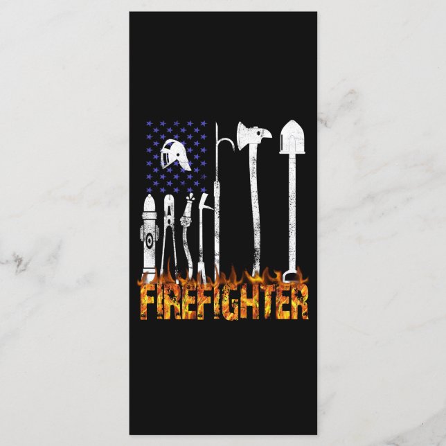Firefighter Gift | Firefighter Älskare Gift Meny (Framsida)