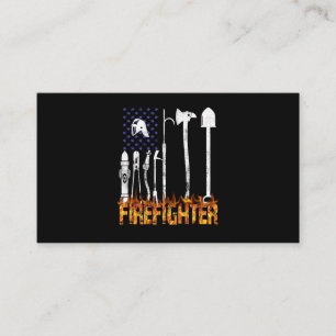 Firefighter Gift   Firefighter Älskare Gift Visitkort