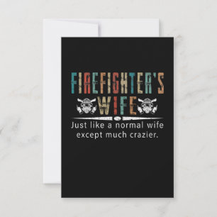 Firefighter Gift Firefighter Wife Älskare