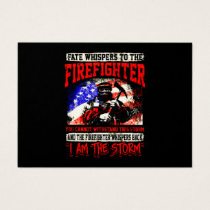 Firefighter Gift Fläckviskare till brandmän Visitkort