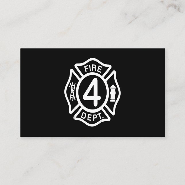 Firefighter Gift | Gåvor för brandbekämpning Visitkort (Framsida)