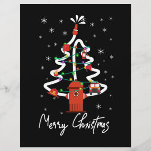 Firefighter Gift God jul Firefighter Reklamblad