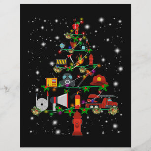 Firefighter Gift God jul Firefighter Roligt Reklamblad