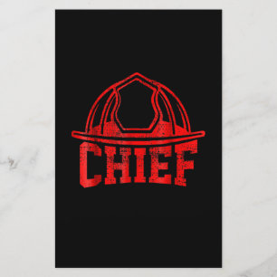 Firefighter Gift Huvud-brandgator-gåvor Brevpapper
