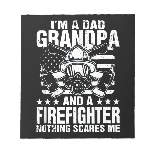 Firefighter Gift | Jag är en farfar-brandman Anteckningsblock (Framsida)