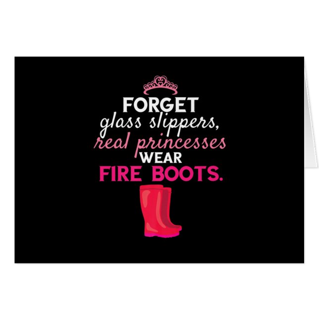 Firefighter Gift | Jag släcker brandsläckare Hälsningskort (Framsidan Horizontal)