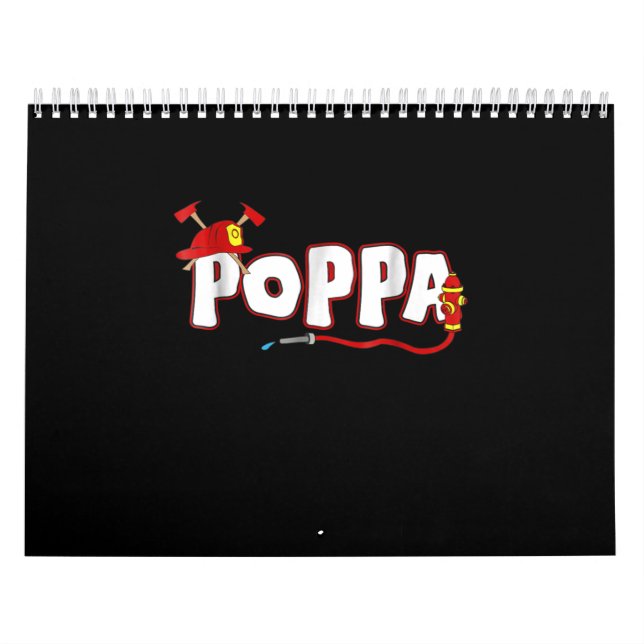 Firefighter Gift | Poppa Firefighter Gifts Kalender (Omslag)