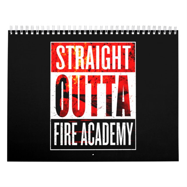 Firefighter Gift | Rak Outta Firefighter Kalender (Omslag)