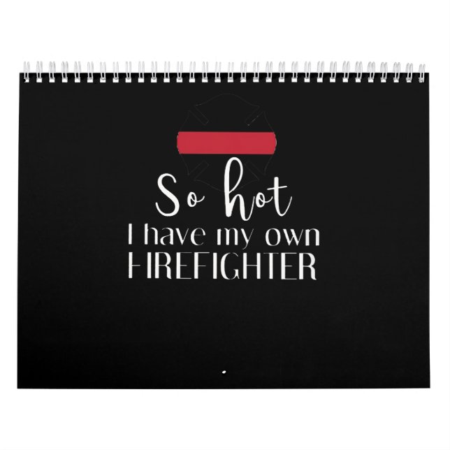Firefighter Gift | Så varmt jag har en brandman Kalender (Omslag)
