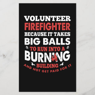 Firefighter Gift   Volunteer Firefighter Flygblad