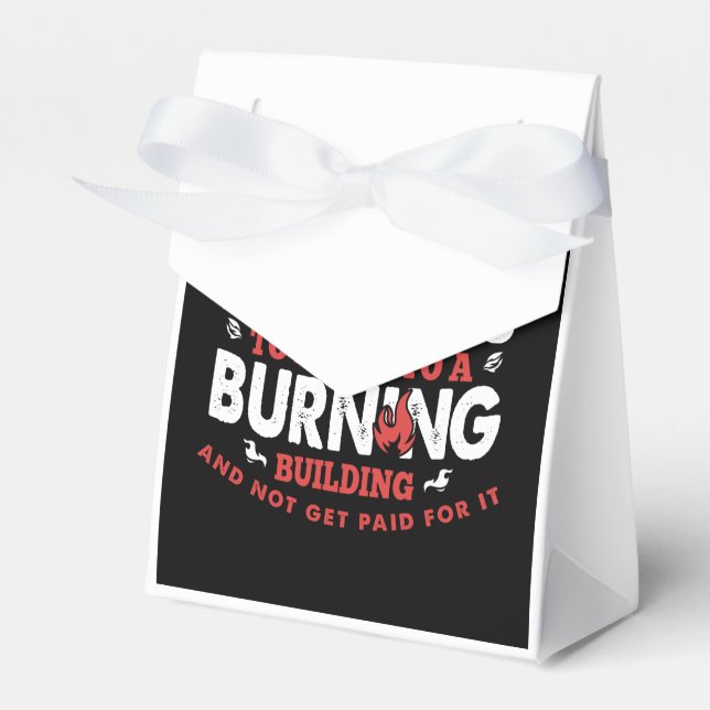 Firefighter Gift | Volunteer Firefighter Presentaskar (Framsidan Sidan)