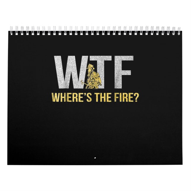 Firefighter Gift | WTF:s brandsläckare Kalender (Omslag)