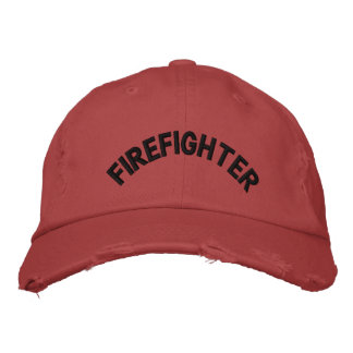Firefighter Hat Broderad Keps