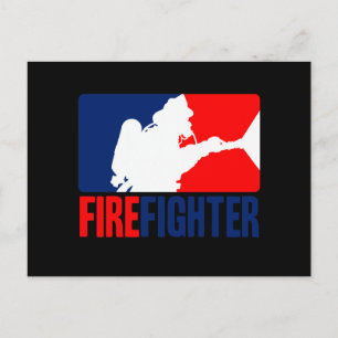 Firefighter Headliner i Tri-färg Vykort
