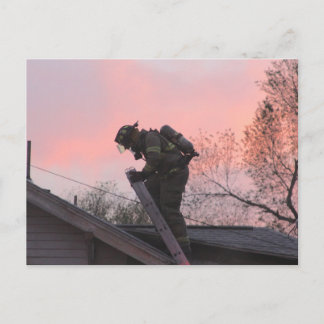 Firefighter Helg Vykort